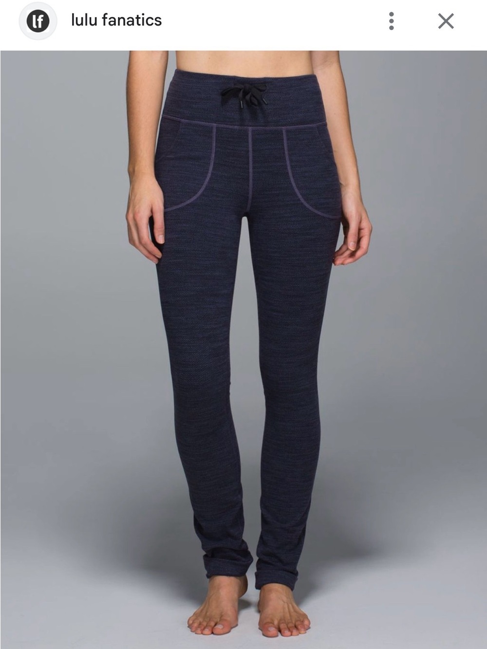 💜Lululemon Skinny Will Pant Size 6 Full-On Luon Yoga Leggings